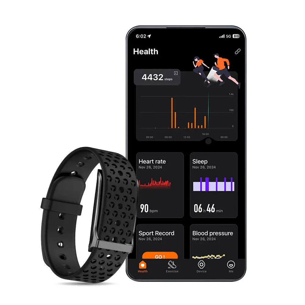 Screenless smart wristband